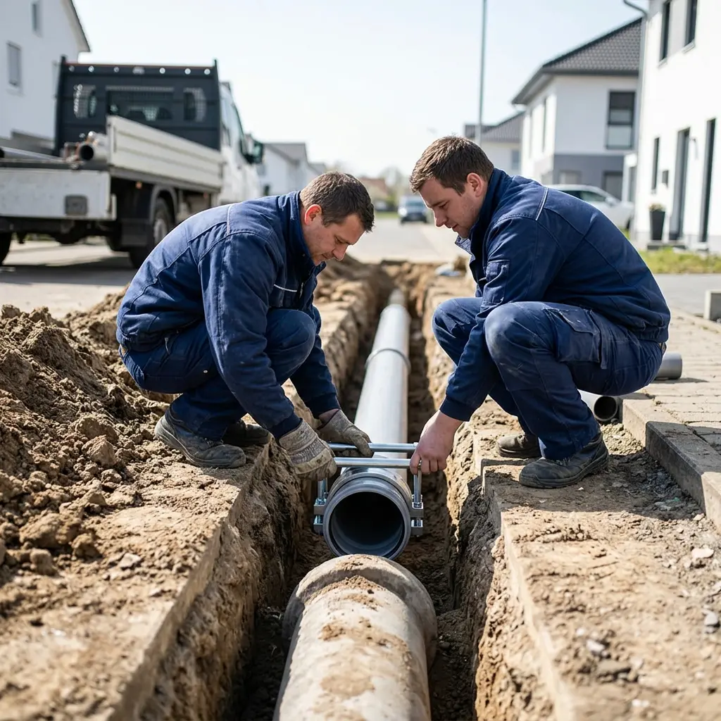 Comment se déroule l'intervention de raccordement à Ebersheim ?