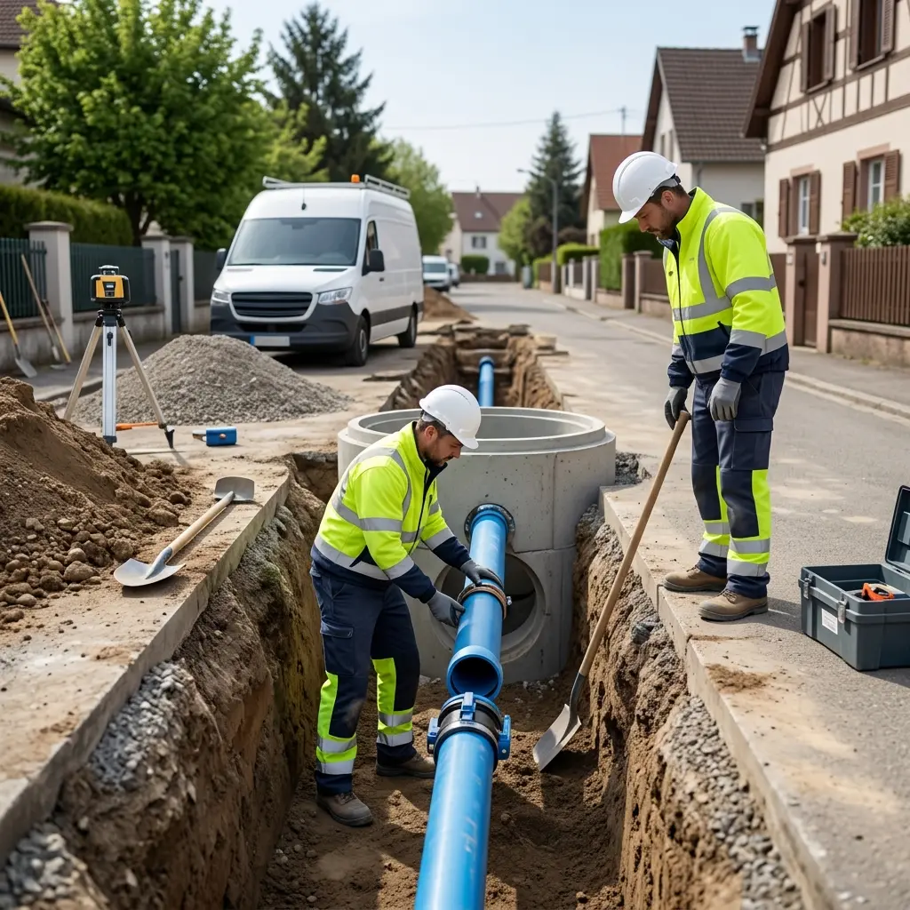 Raccordement au tout à l'égout Sélestat (67600)