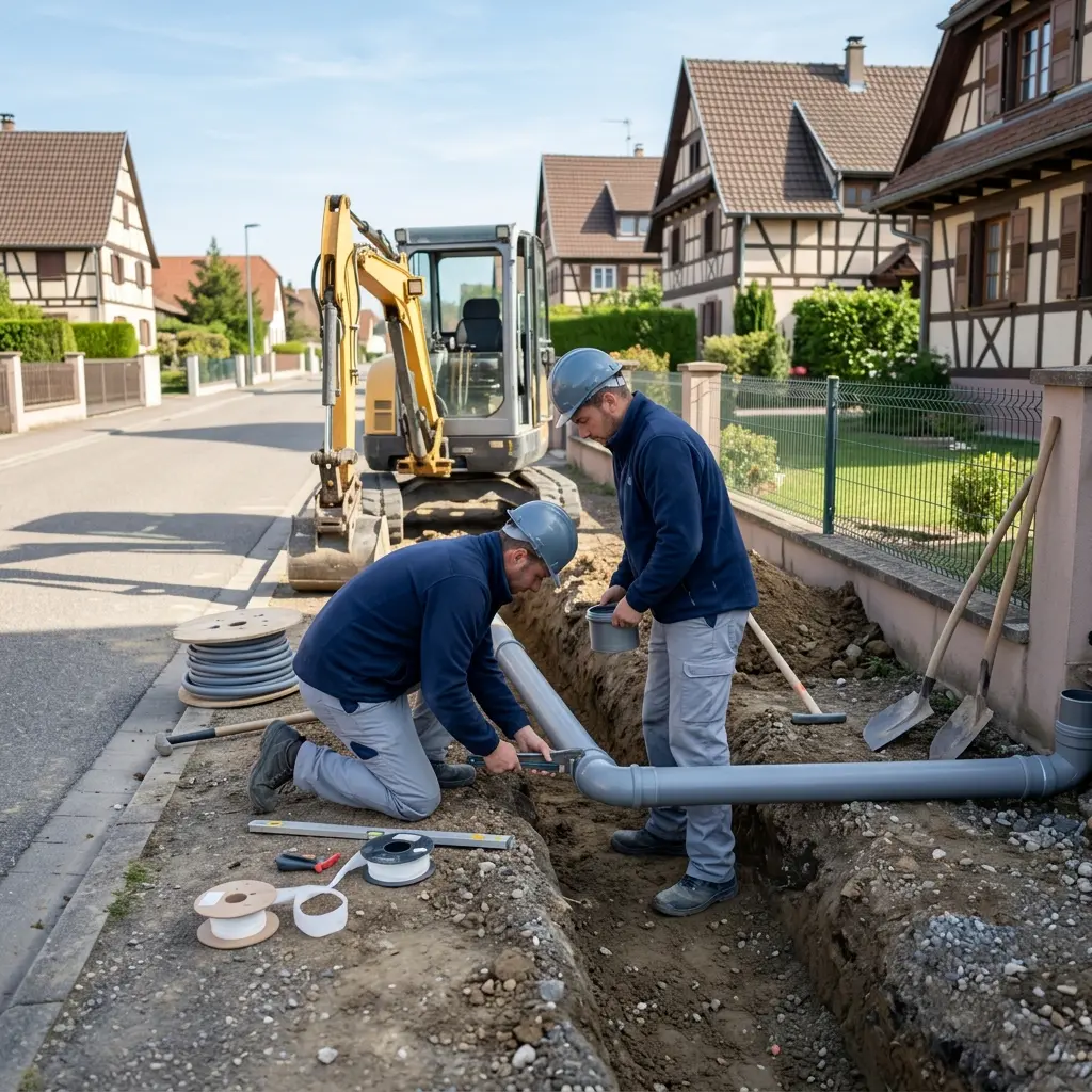 Comment se déroule le raccordement à La Wantzenau ?