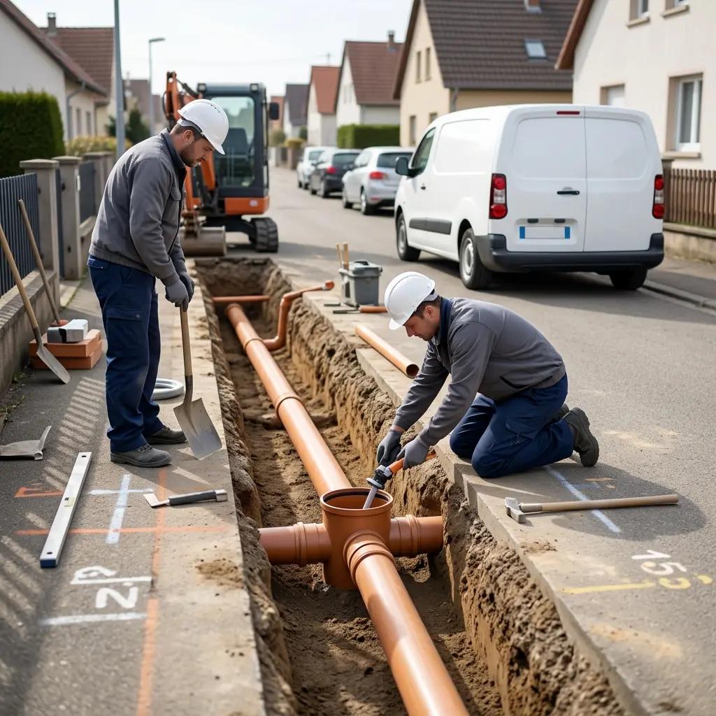 Raccordement au tout à l'égout La Wantzenau (67610)
