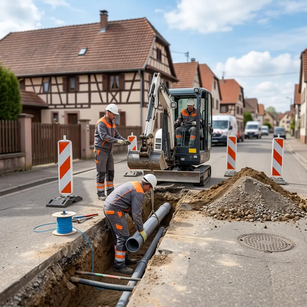 Comment se déroule le raccordement à Saverne ?