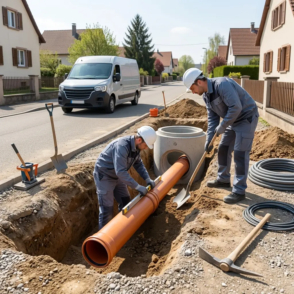 Réalisation technique de votre branchement