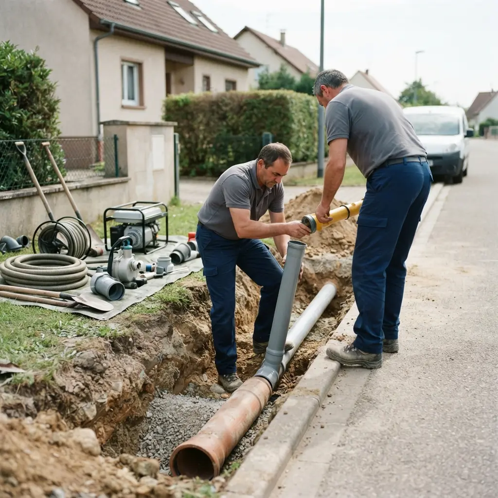 Raccordement au tout à l'égout Gambsheim (67760)