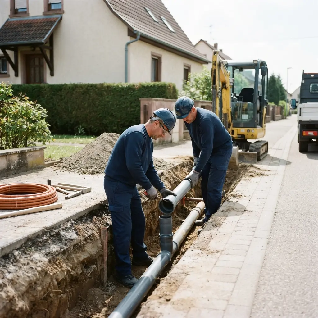 Raccordement au tout à l'égout Sessenheim (67770)