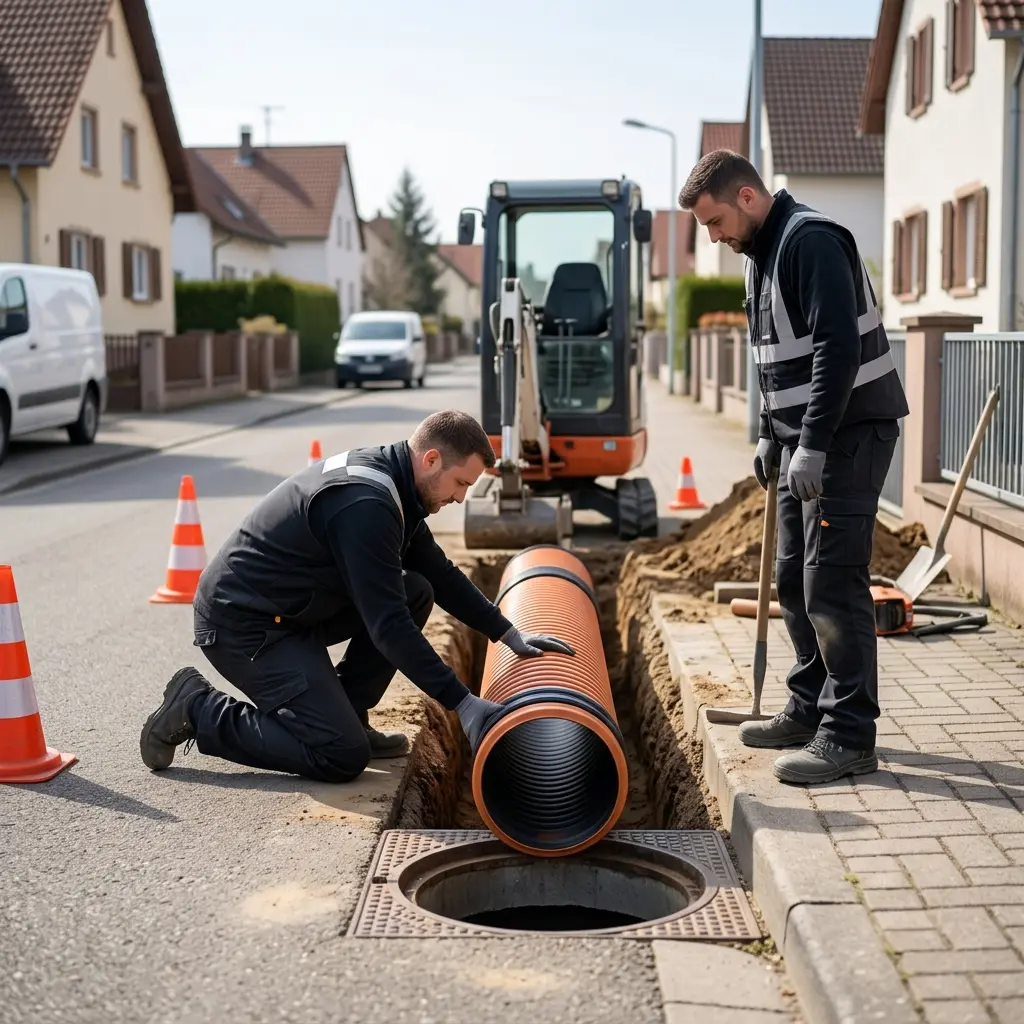 Raccordement au tout à l'égout Bischheim (67800)