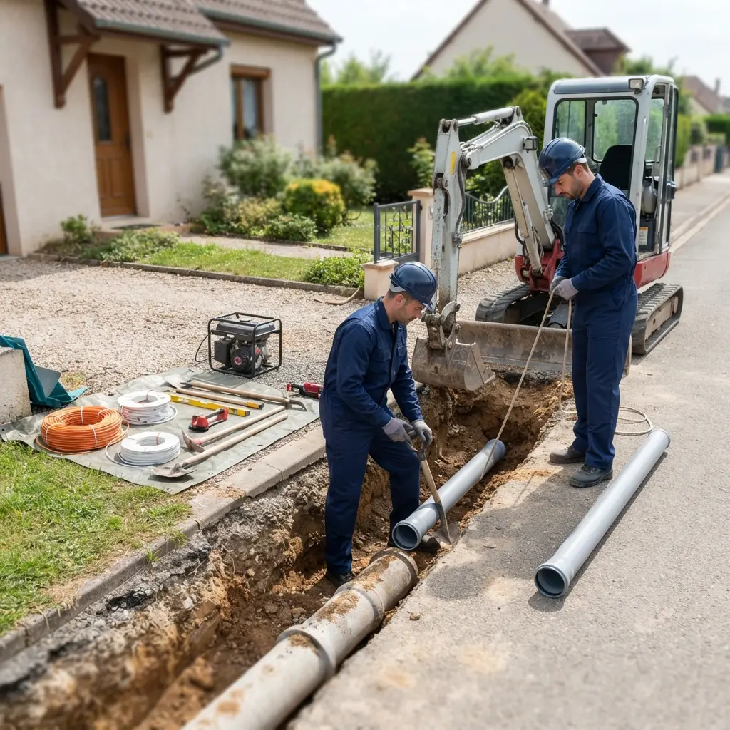Une méthode éprouvée pour votre raccordement au tout à l'égout