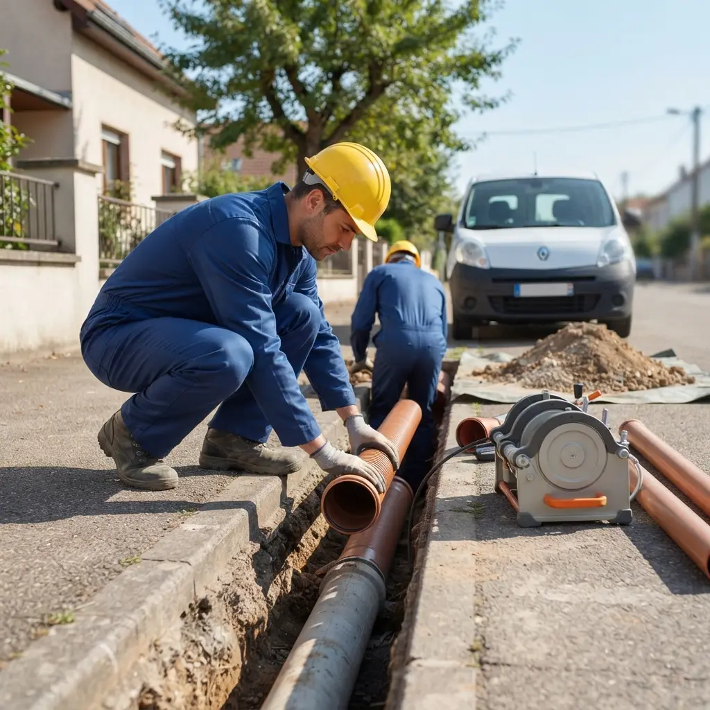 Comment se déroule le raccordement au tout à l'égout à Holtzheim ?