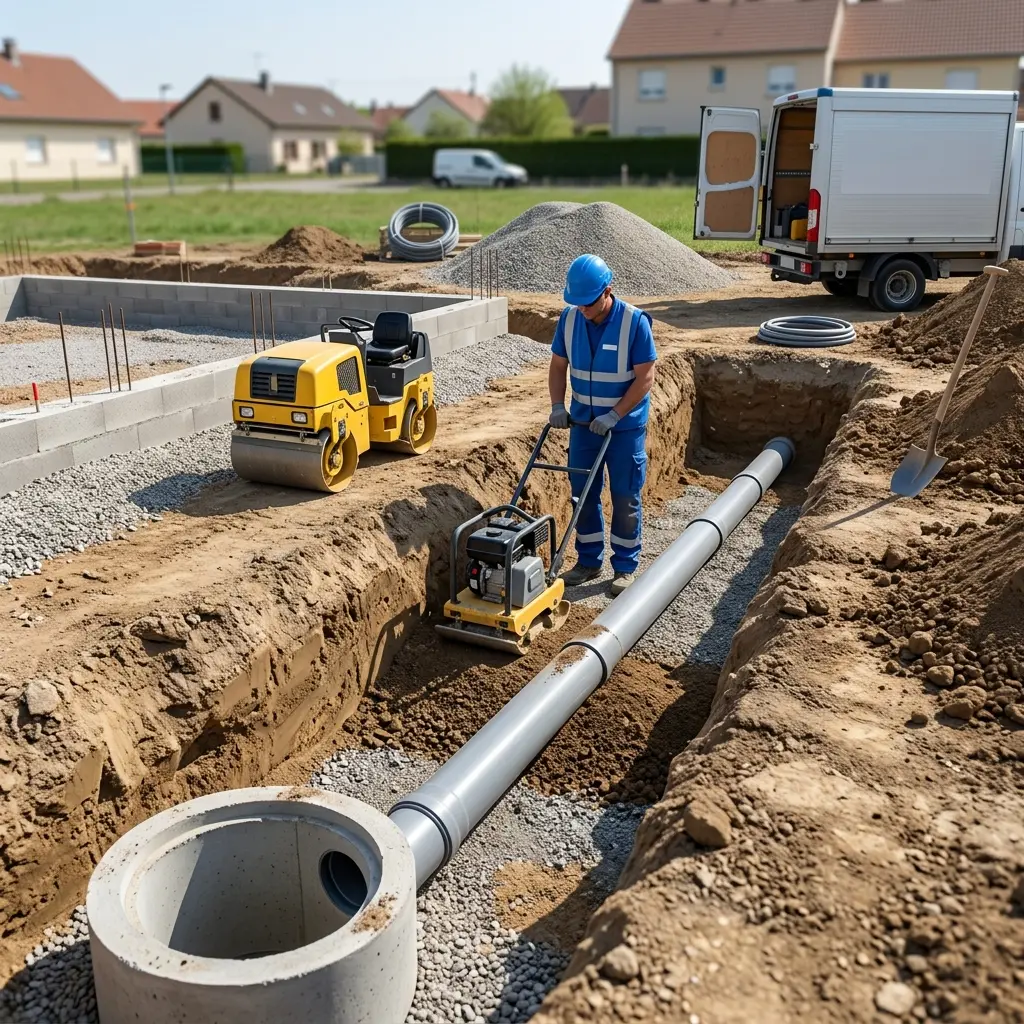 Notre méthode pour le raccordement au tout à l'égout