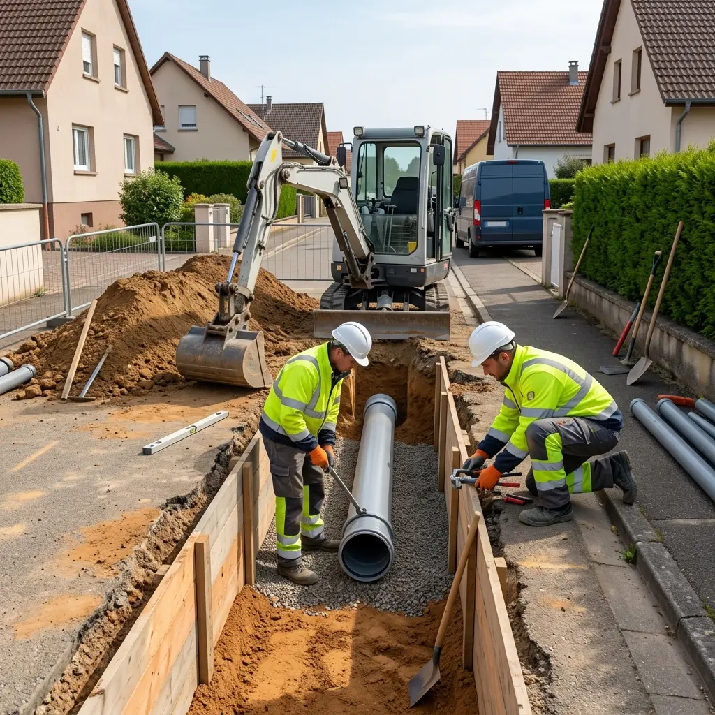 Raccordement au tout à l'égout Richwiller (68120)