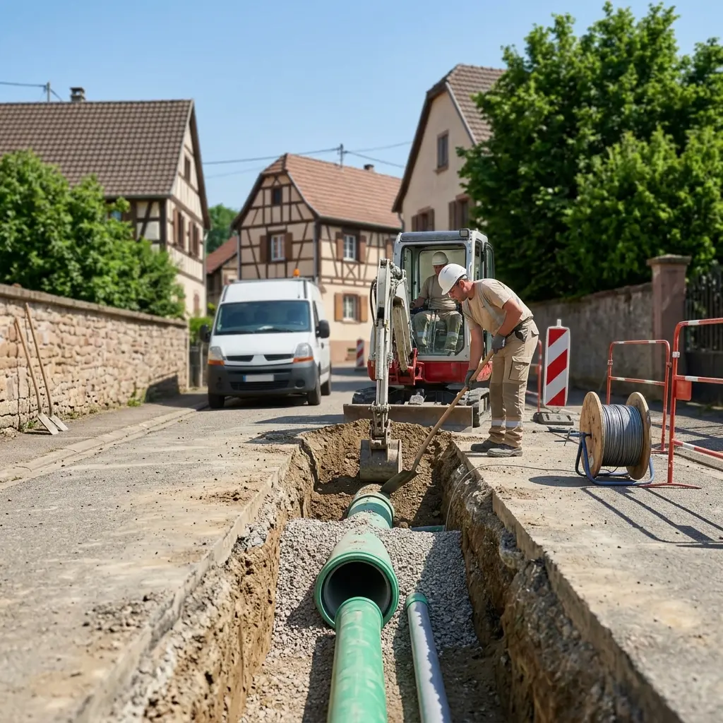 Besoin d'un raccordement rapide à Rosenau ?