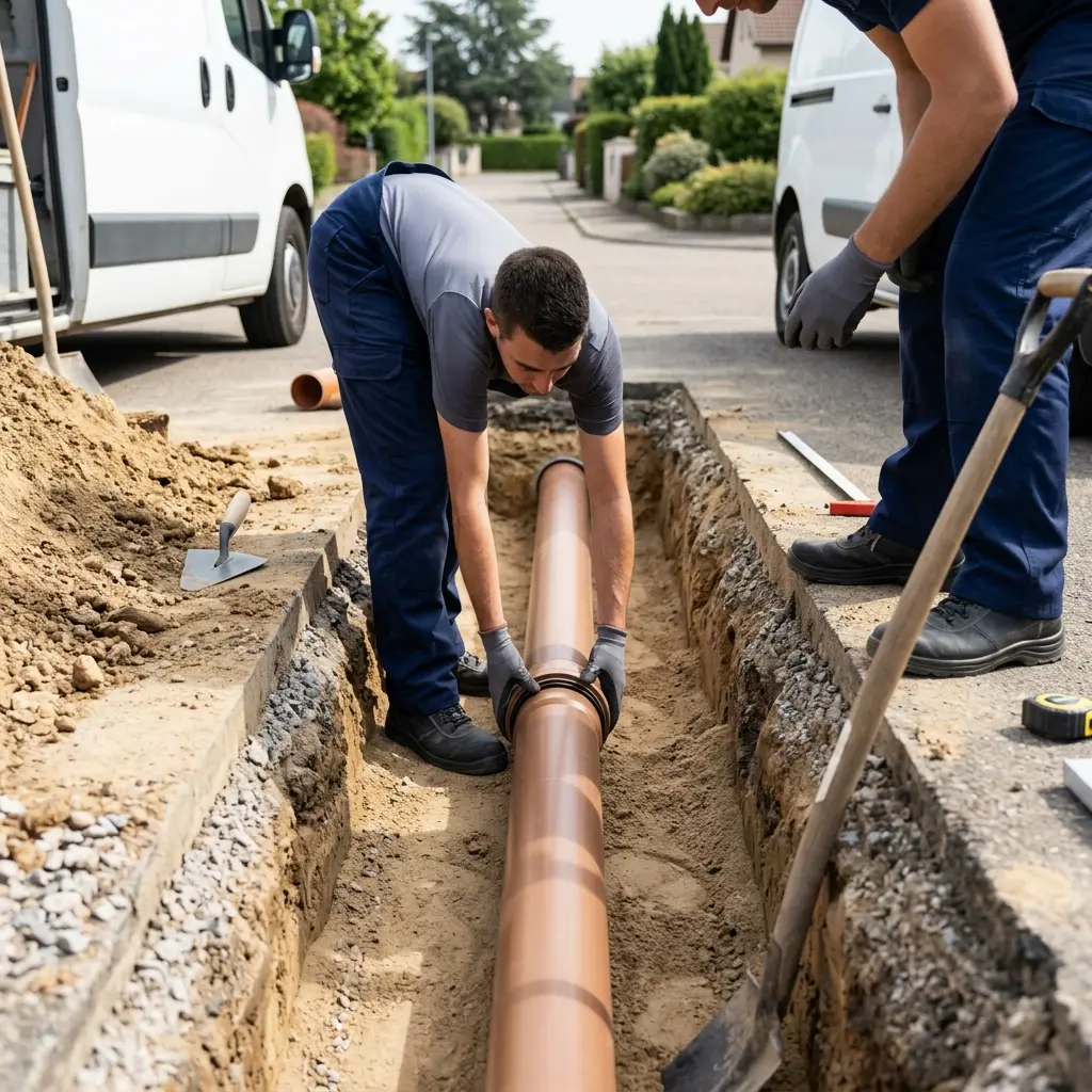 Raccordement au tout à l'égout Rixheim (68170)