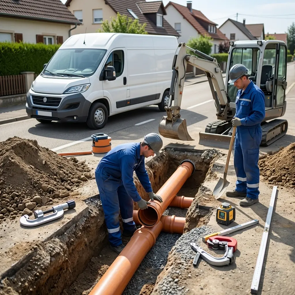 Raccordement au tout à l'égout Ensisheim (68190)
