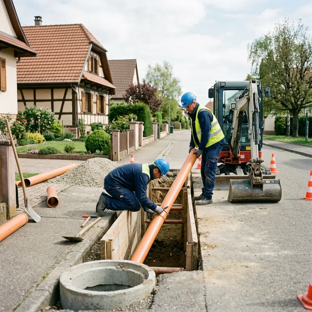 Raccordement au tout à l'égout Turckheim (68230)