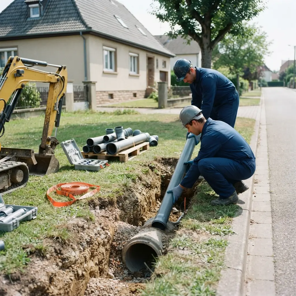 Raccordement au tout à l'égout Andolsheim (68280)