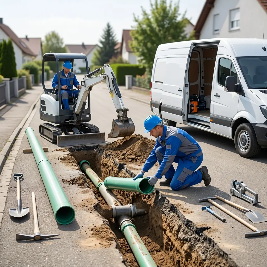 Raccordement au tout à l'égout Brunstatt-Didenheim (68350)
