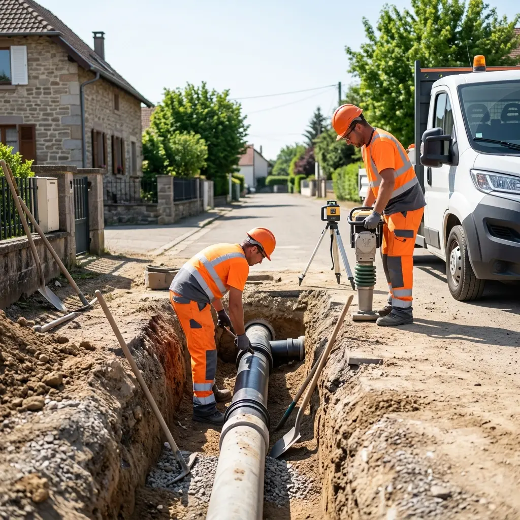Raccordement au tout à l'égout Riedisheim (68400)