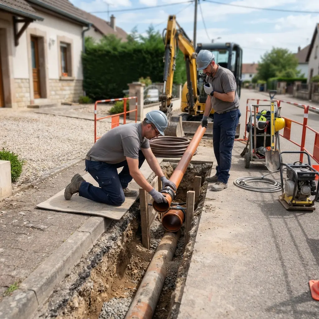 Raccordement au tout à l'égout Habsheim (68440)