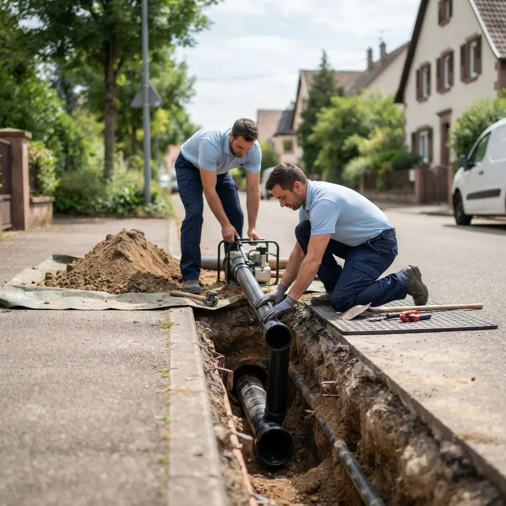 Notre méthode de raccordement au tout à l'égout