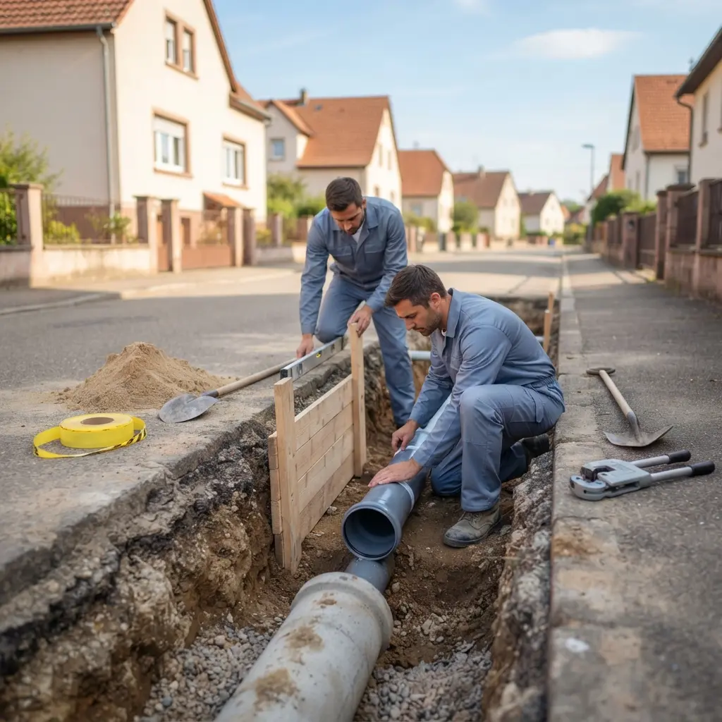 Raccordement au tout à l'égout Guebwiller (68500)