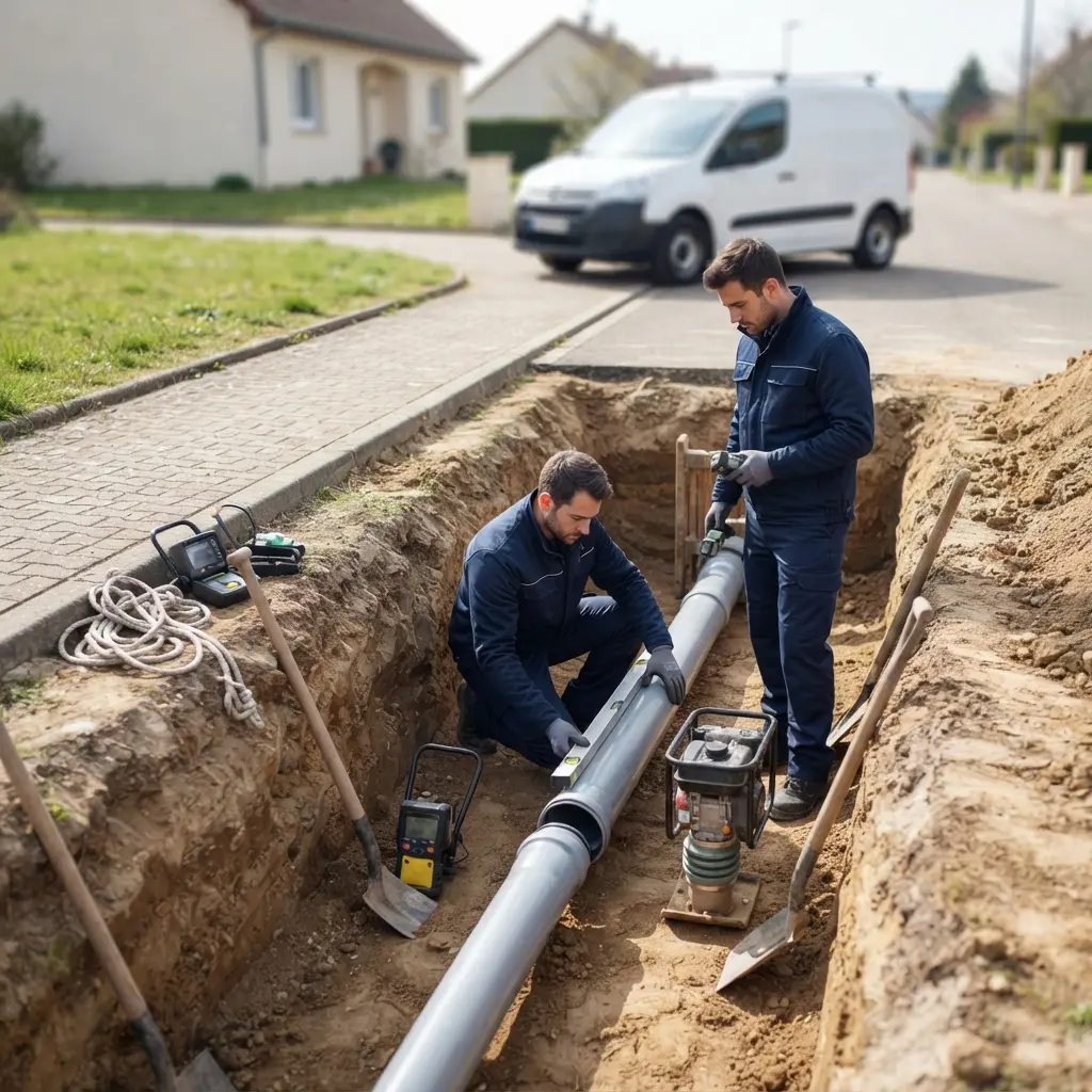 Comment se déroule l'intervention de raccordement à Bollwiller (68540) ?