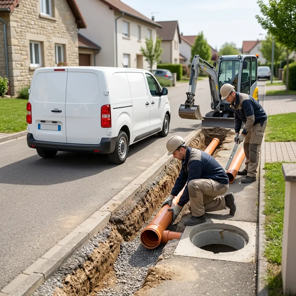 Raccordement au tout à l'égout Biesheim (68600)