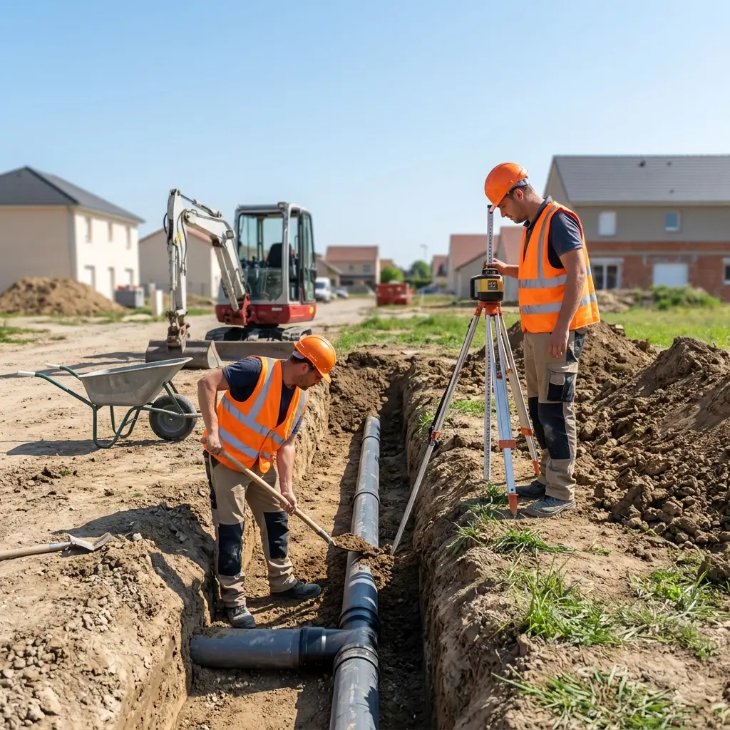 Raccordement au tout à l'égout Volgelsheim (68600)