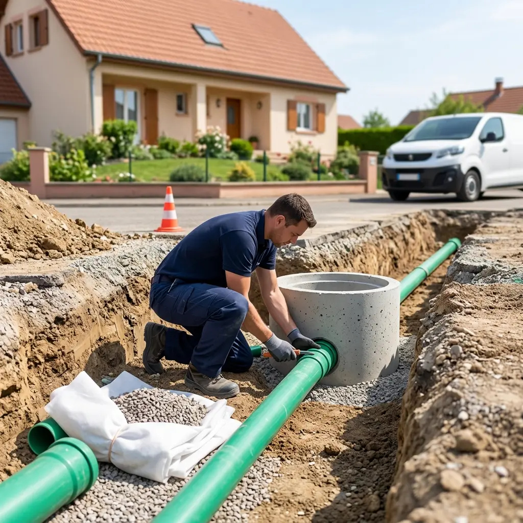 Raccordement au tout à l'égout Cernay (68700)