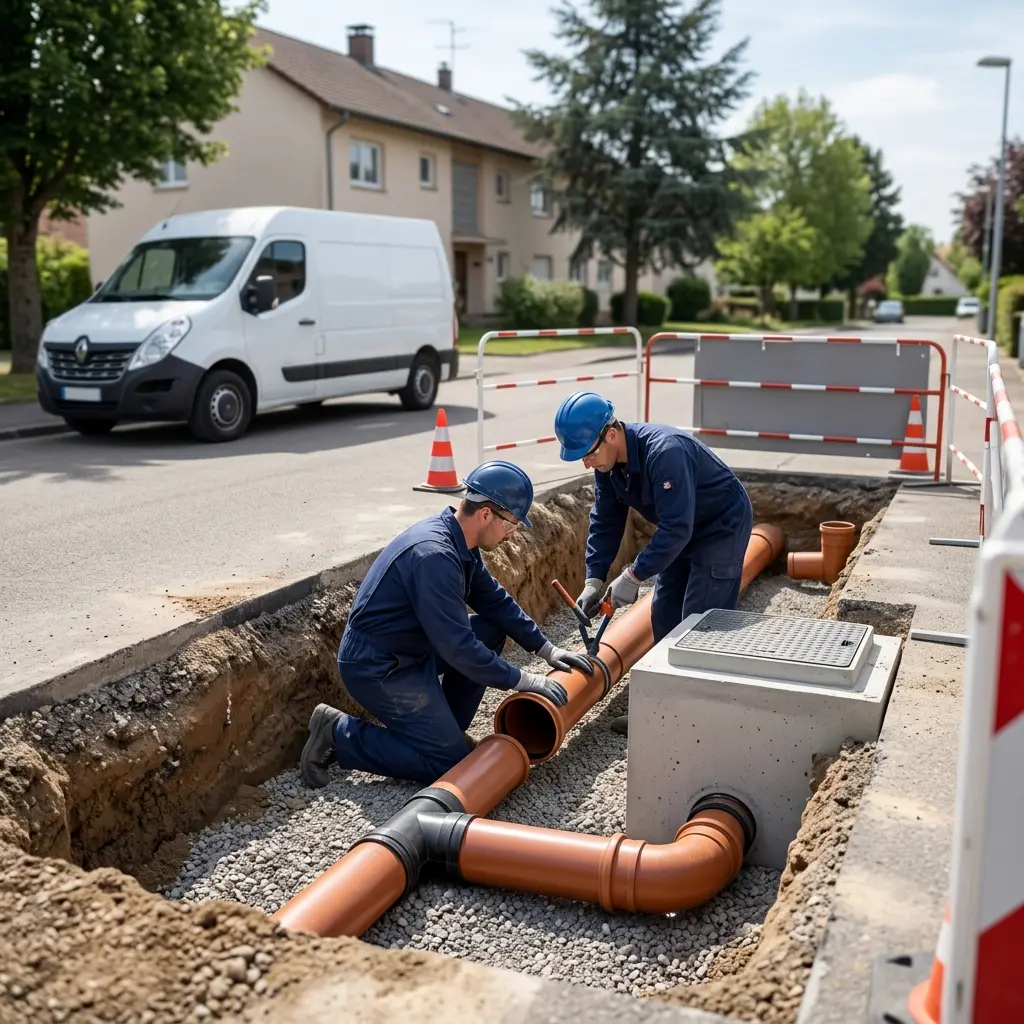 Raccordement au tout à l'égout Blotzheim (68730)