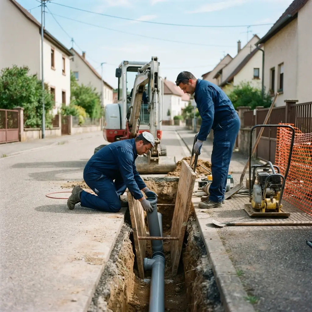 Raccordement au tout à l'égout Bergheim (68750)