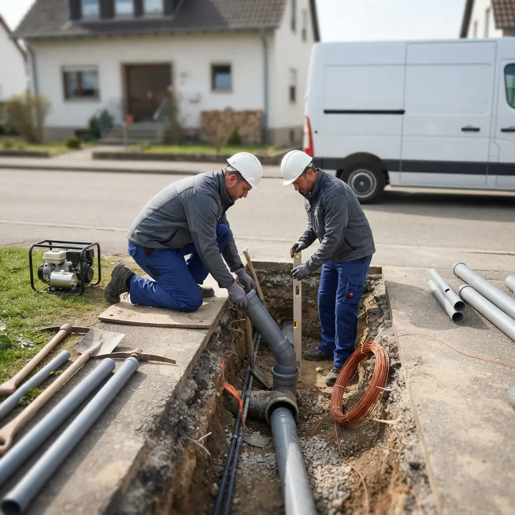 Comment se déroulent les raccordements à l’égout à Vieux-Thann ?