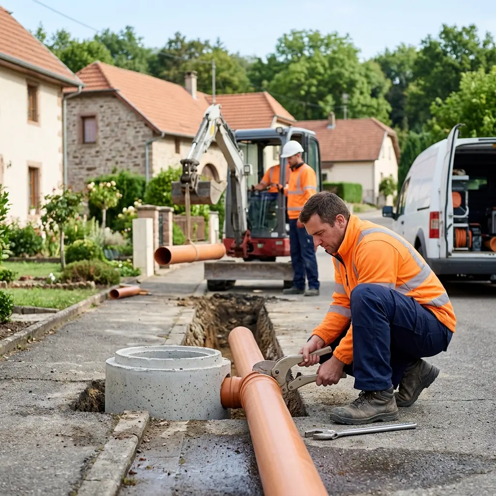 Pourquoi nous choisir à Labaroche pour le raccordement au tout à l'égout