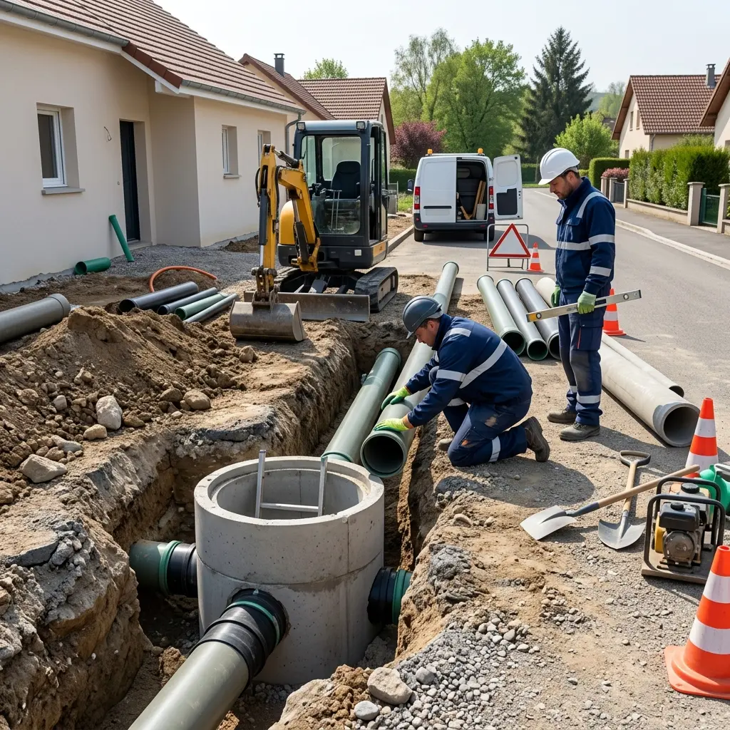 Raccordement au tout à l'égout Labaroche (68910)