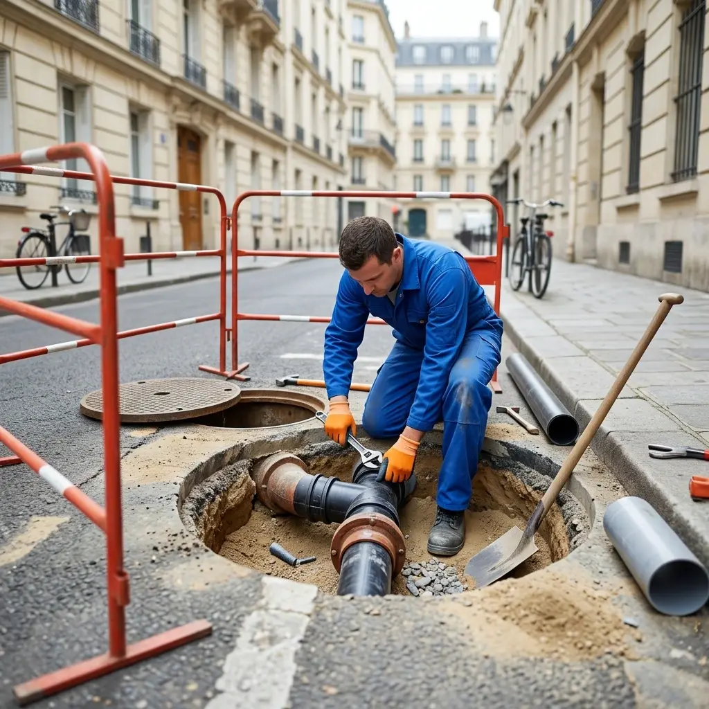 Raccordement au tout à l'égout Paris 10 (75010)