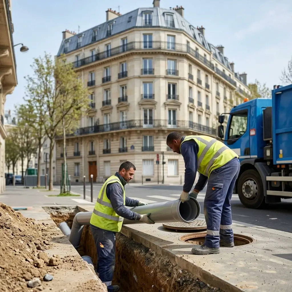 Raccordement au tout à l'égout Paris 12 (75012)