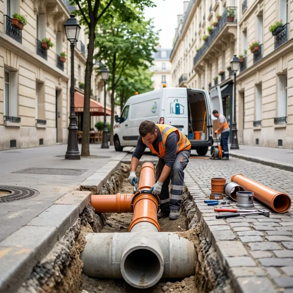 Raccordement au tout à l'égout Paris 14 (75014)
