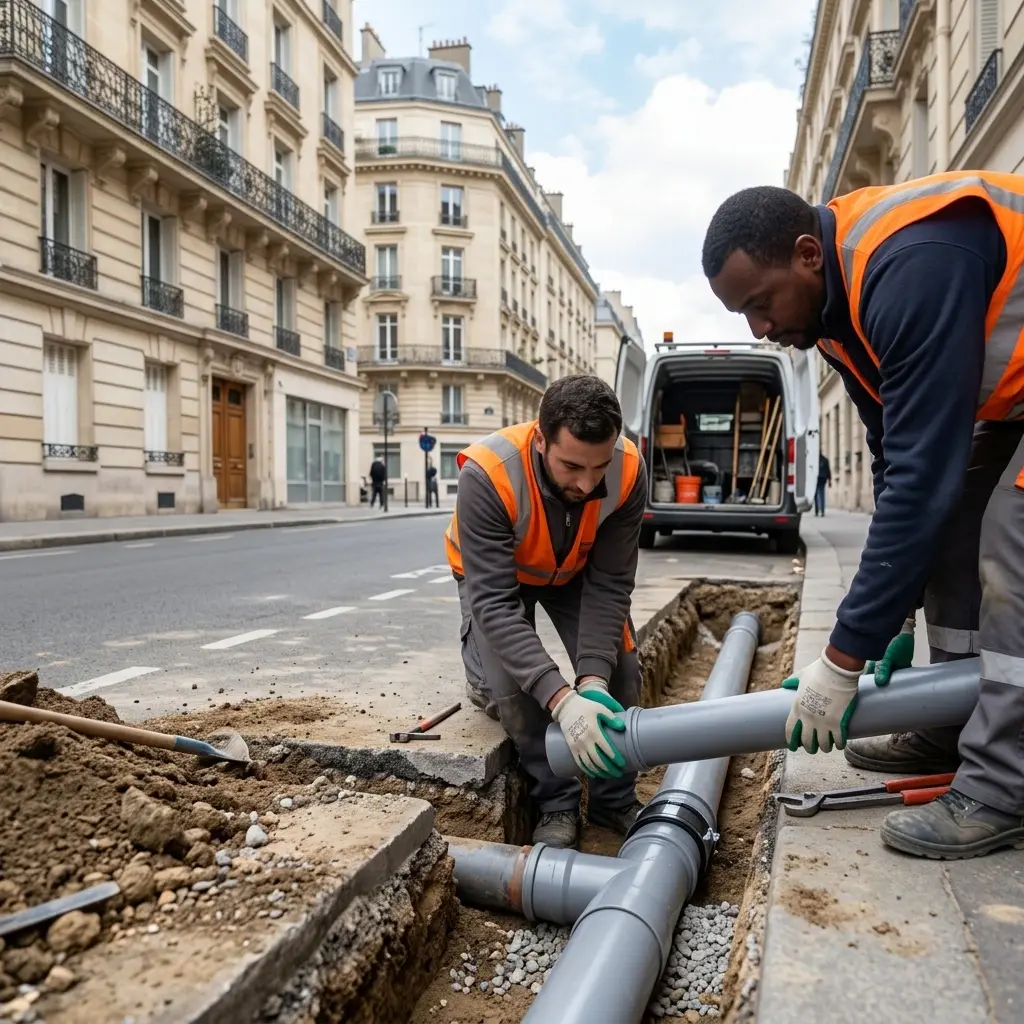 Raccordement au tout à l'égout Paris 15 (75015)