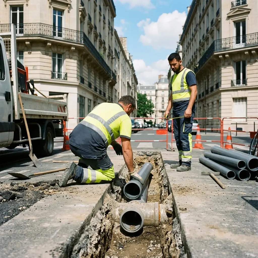 Raccordement au tout à l'égout Paris 17 (75017)