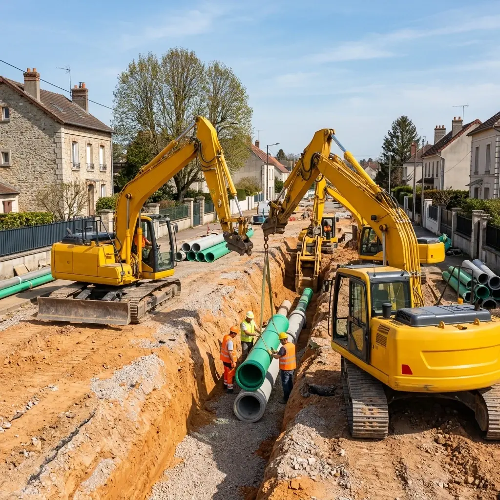 Comment se déroule le raccordement à Melun ?