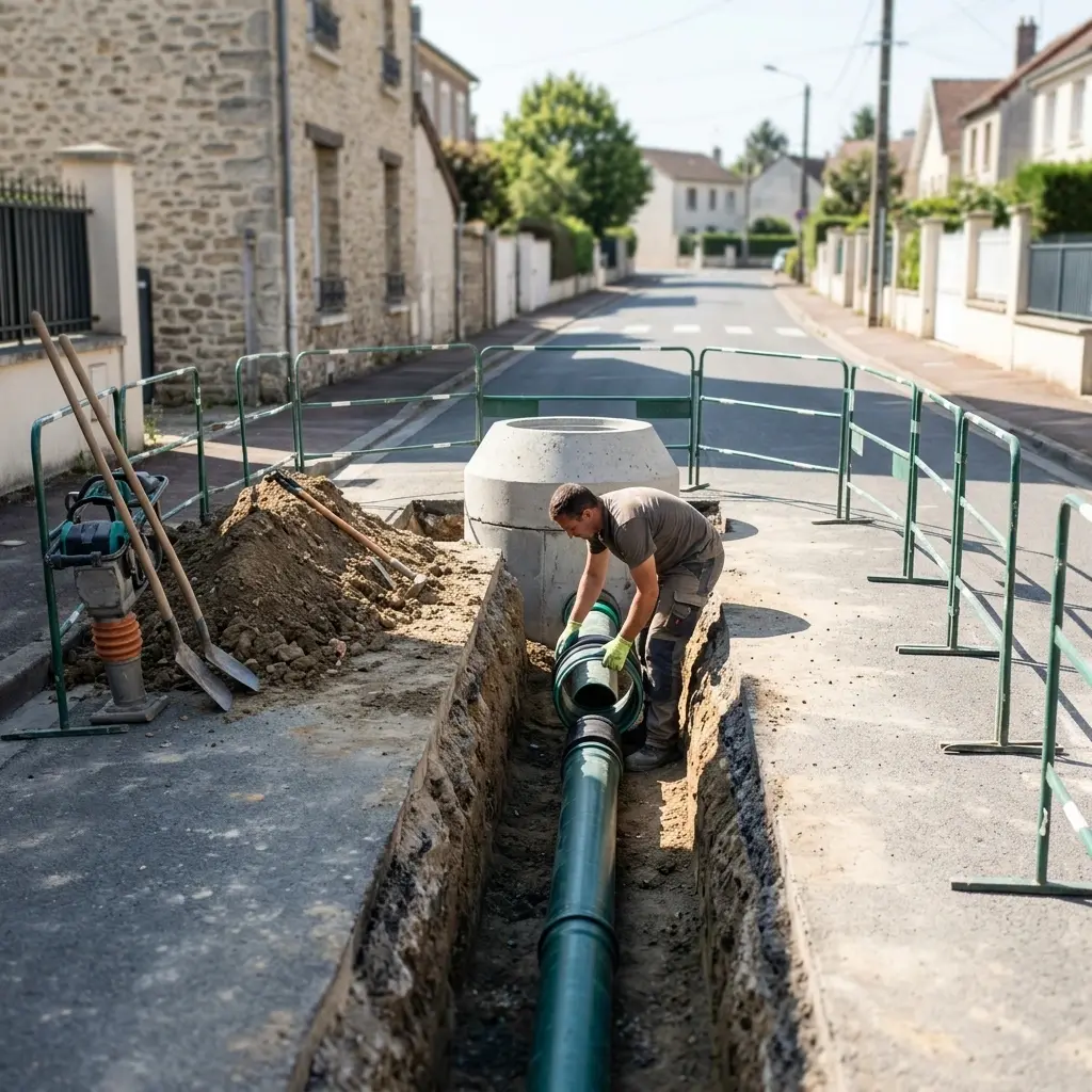 Raccordement au tout à l'égout Meaux (77100)