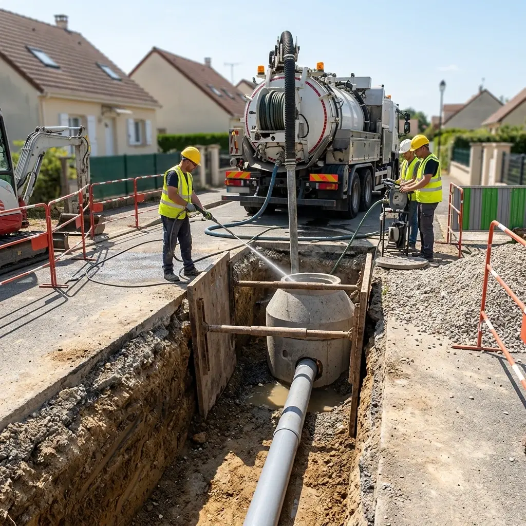 Raccordement au tout à l'égout Nanteuil-lès-Meaux (77100)