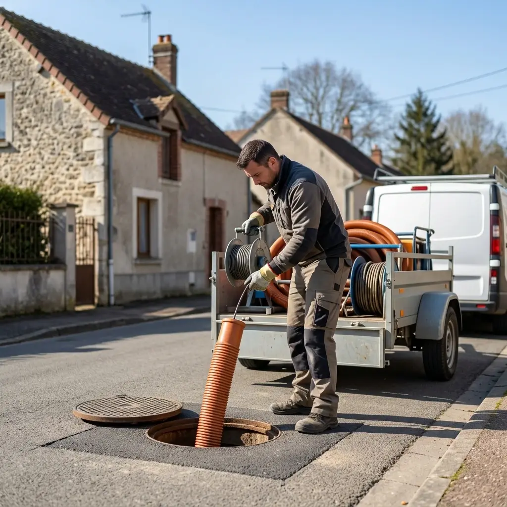 Raccordement au tout à l'égout Solers (77111)