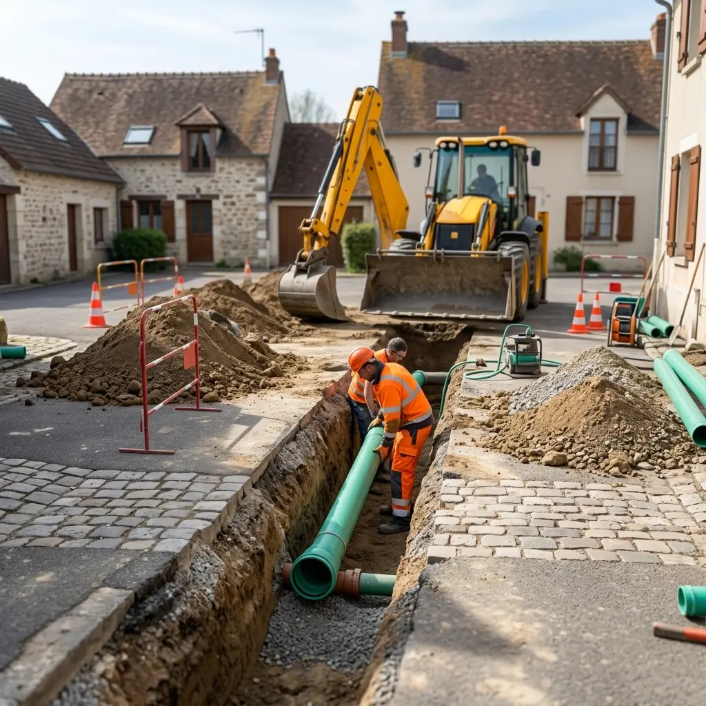 Comment se déroule l'installation à Courcelles-en-Bassée ?