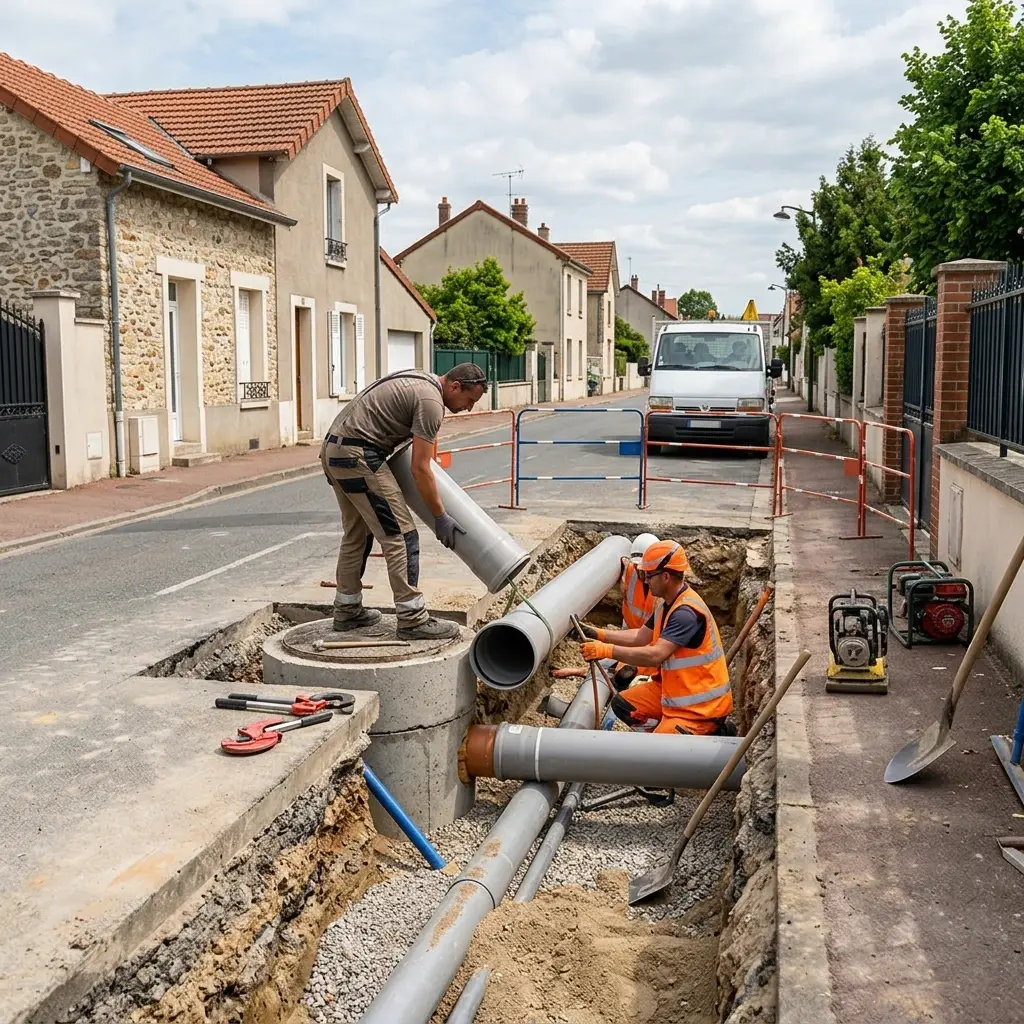 Notre méthode de raccordement au tout à l'égout