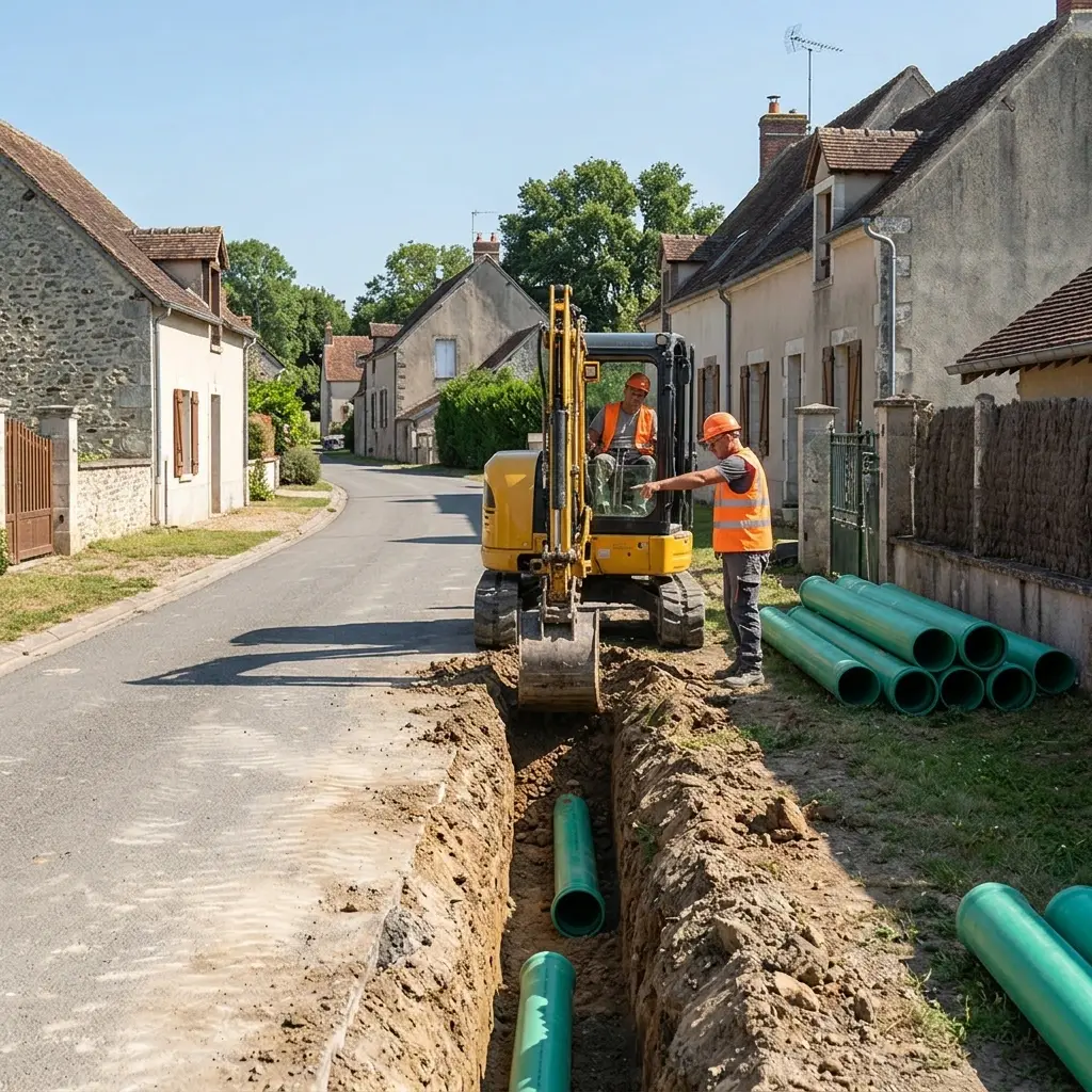 Comment se déroule le raccordement à Féricy ?