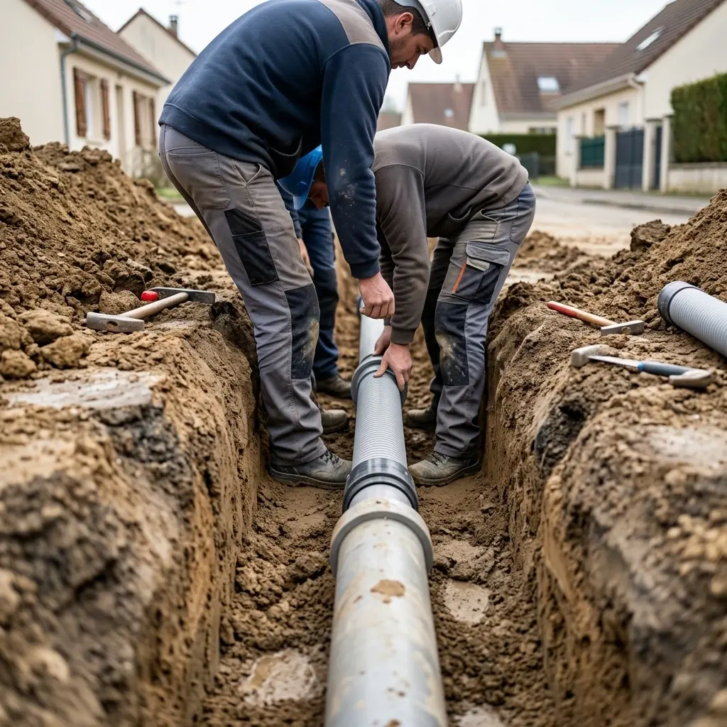 Pourquoi choisir notre service de raccordement au tout à l'égout à Nemours