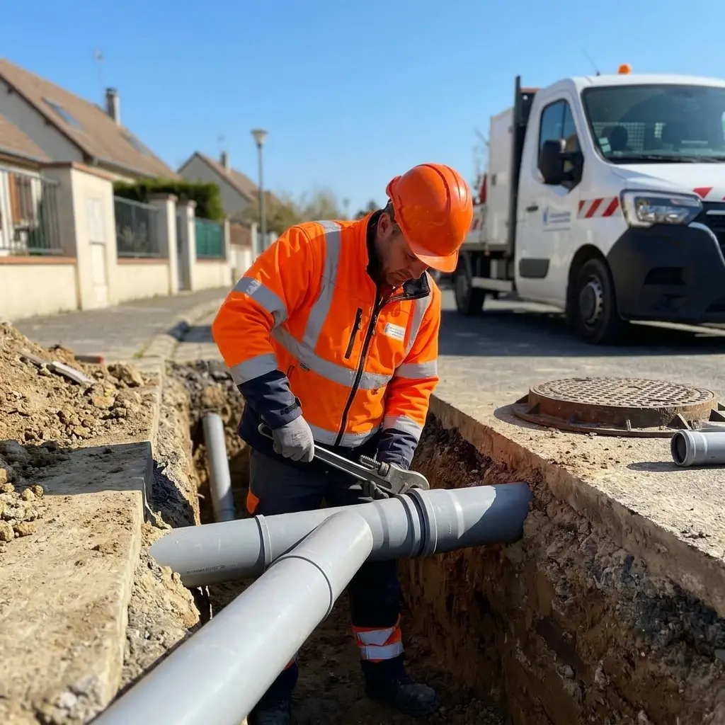 Raccordement au tout à l'égout Chalifert (77144)