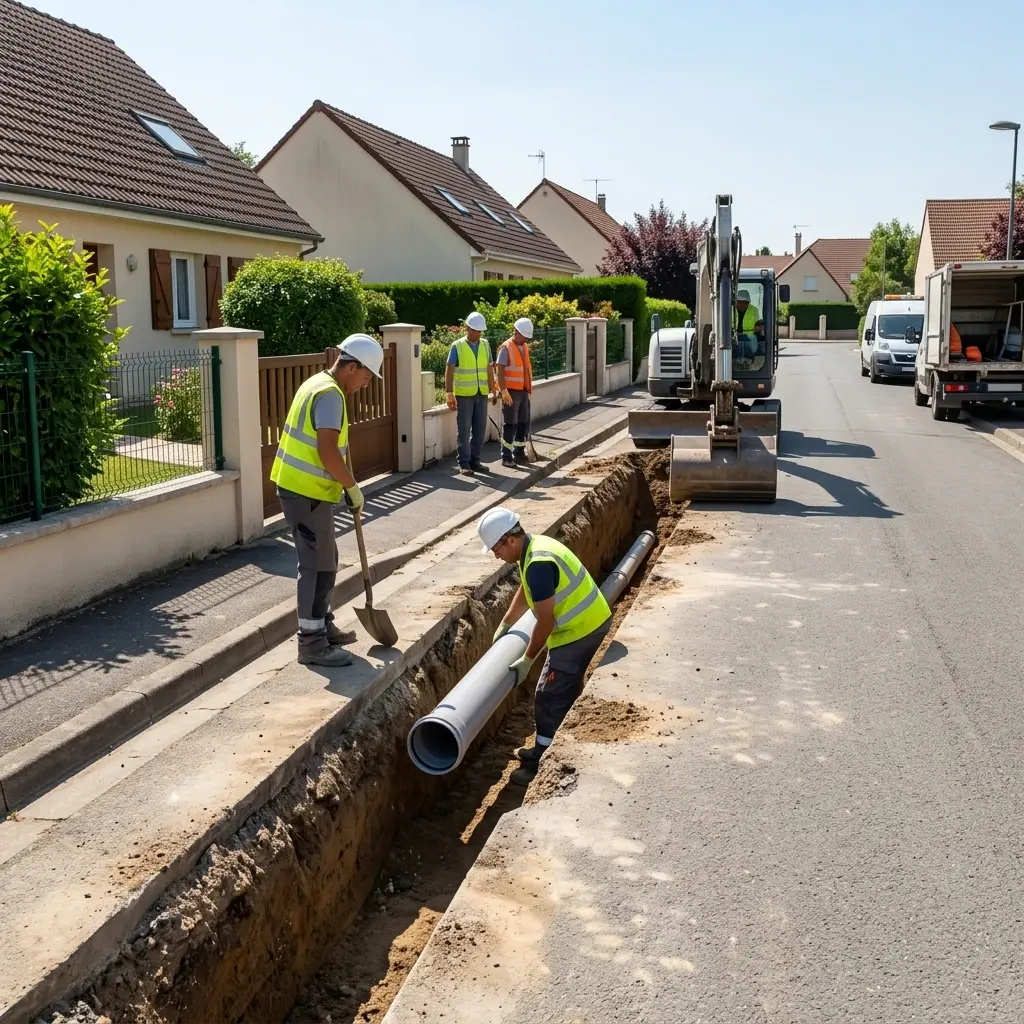 Notre méthode de raccordement au tout à l'égout