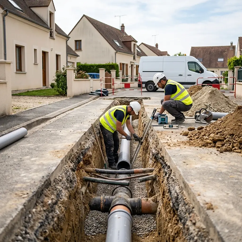 Raccordement au tout à l'égout Montceaux-lès-Provins (77151)