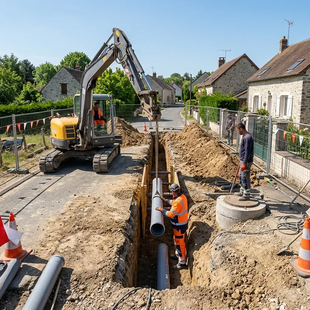Comment se déroule le raccordement à Saint-Hilliers ?
