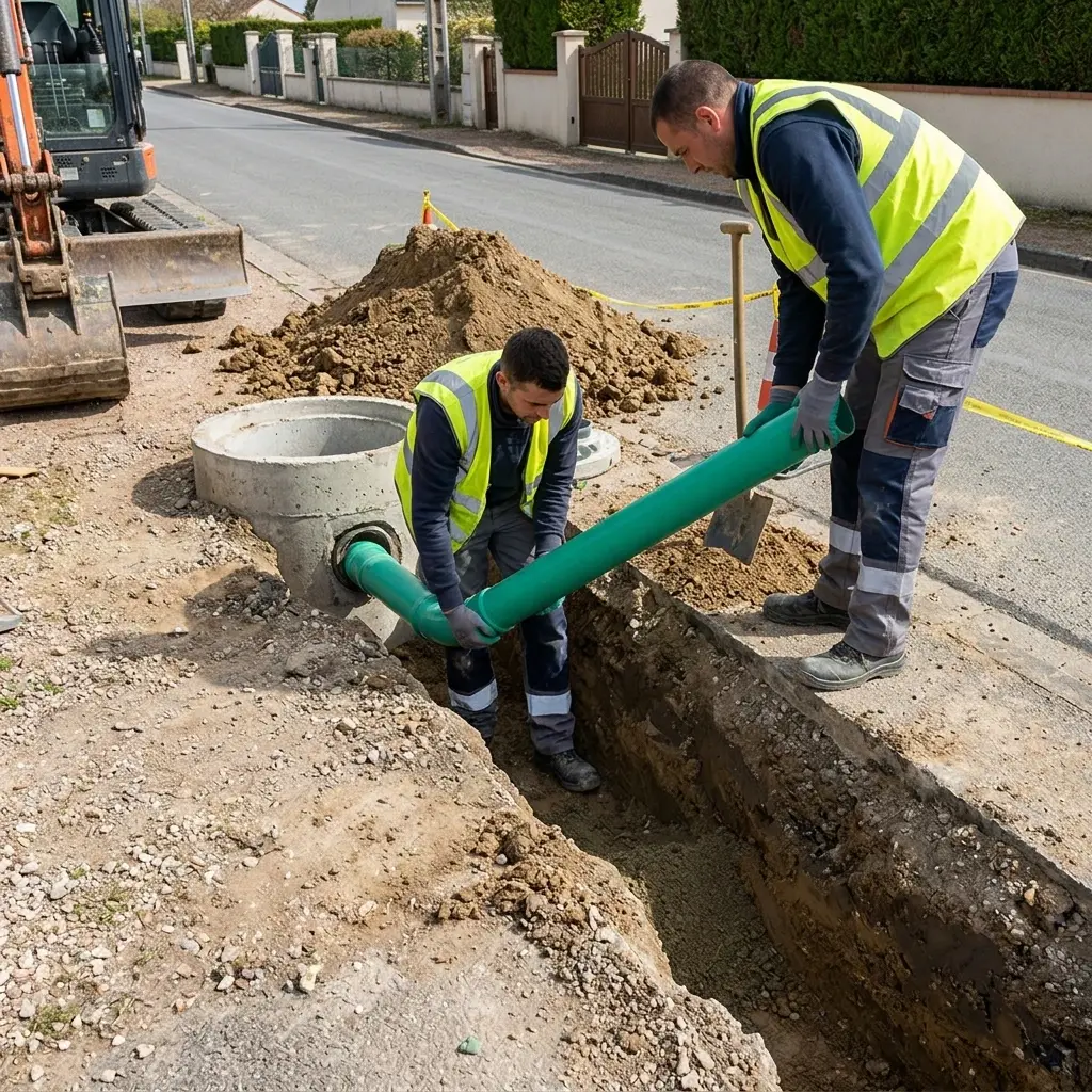 Raccordement au tout à l'égout Bagneaux-sur-Loing (77167)
